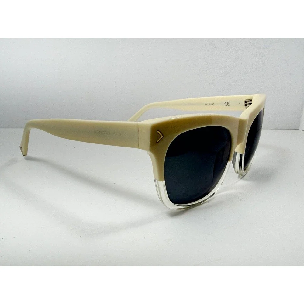 KENDALL + KYLIE Cassie Women's Cream Clear Frames Grey Lens Sunglasses